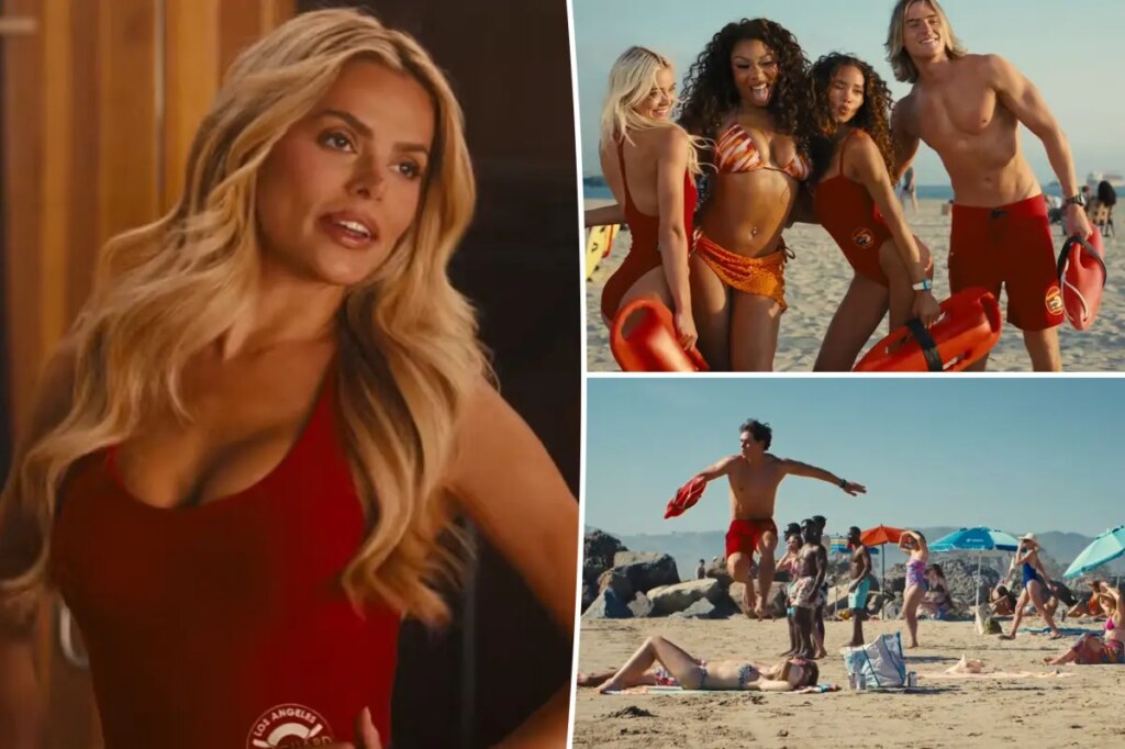 ‘Baywatch’ reboot’s red-hot trailer teases steamy hookups, shirtless hunks and dramatic rescues