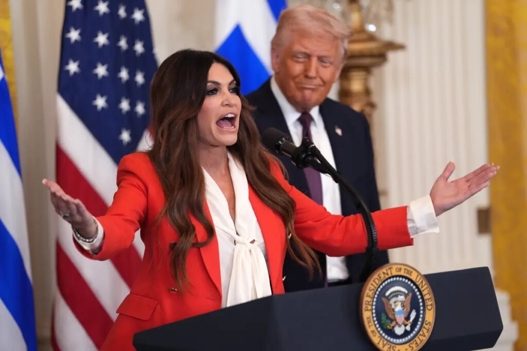 Trump allies think Kimberly Guilfoyle’s ‘hope’ for a pardon will keep her from lashing out