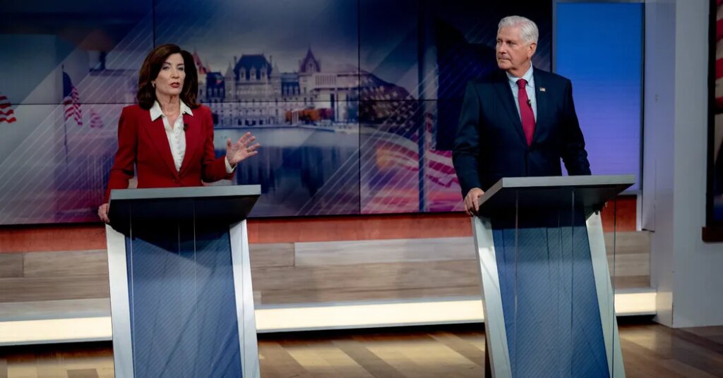 Hochul and Blakeman in Heated Debate on Trump, Mamdani and High Prices