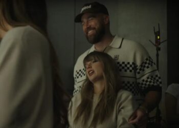 Travis Kelce supports Taylor Swift in sweet behind-the-scenes look at her directing ‘Patient Zero’ music video
