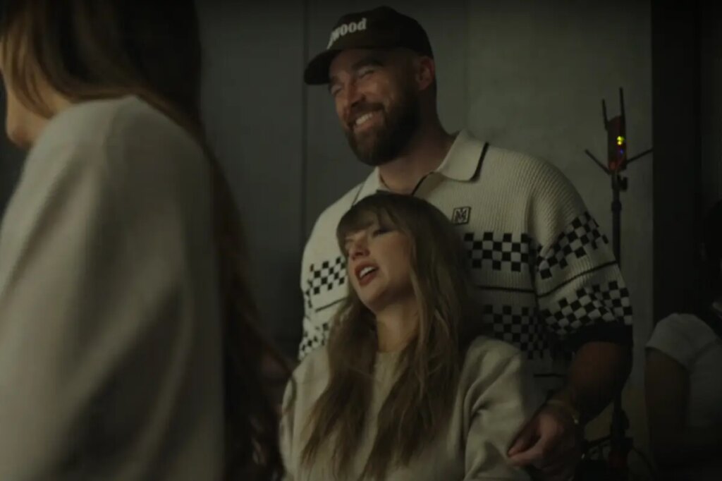 Travis Kelce supports Taylor Swift in sweet behind-the-scenes look at her directing ‘Patient Zero’ music video