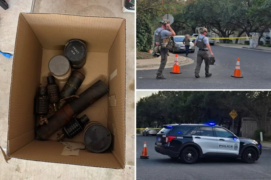 Texas man finds live World War II grenades in box he bought at estate sale, prompting bomb squad response