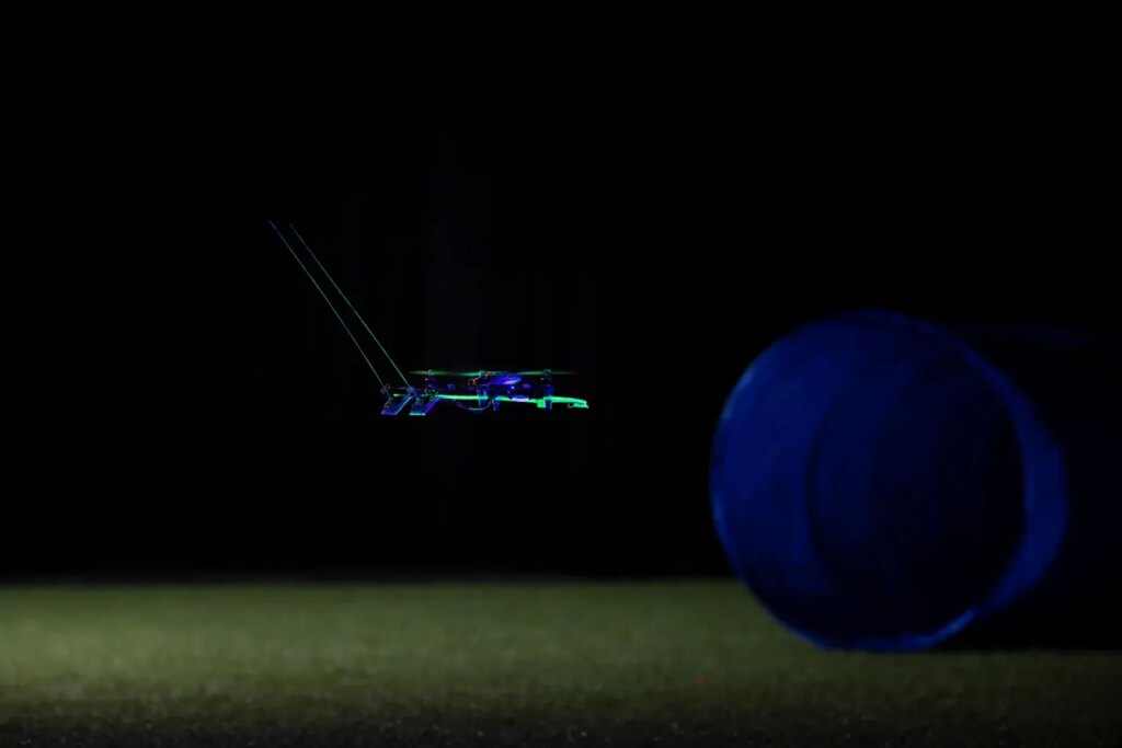 Cat-Like Whiskers Help Tiny Drones Fly in the Dark