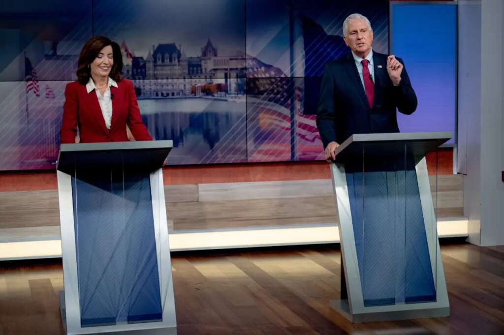 Hochul looked like a ‘deer in the headlights’ during NY gov debate against Blakeman: body language expert