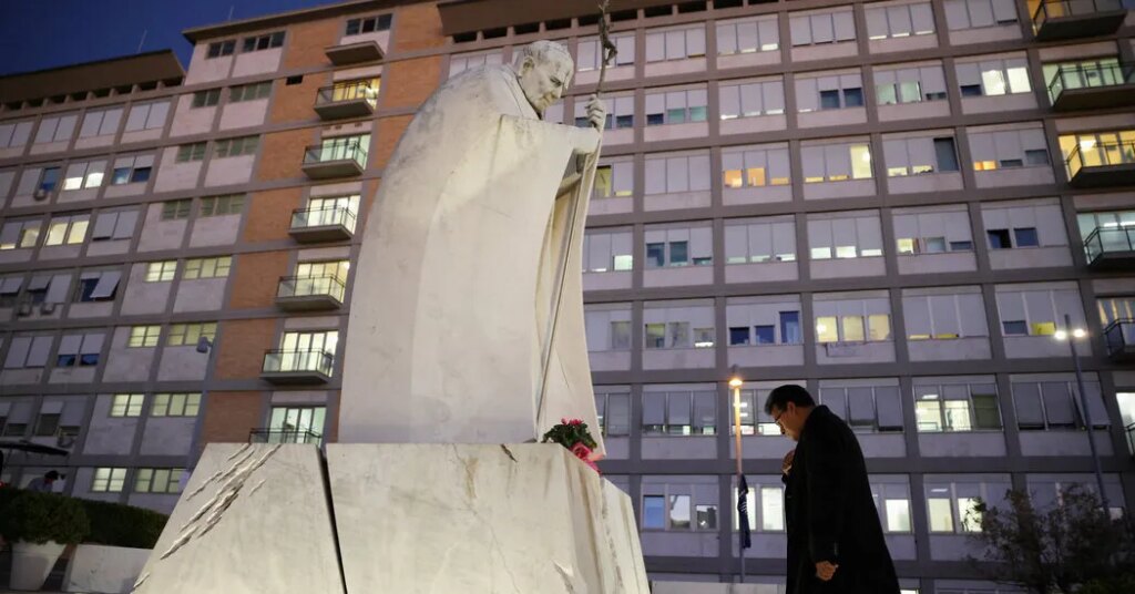 As Pope Leo Recovers in Hospital, Well-Wishers Offer Their Prayers