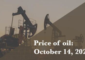 Current price of oil as of October 14, 2026