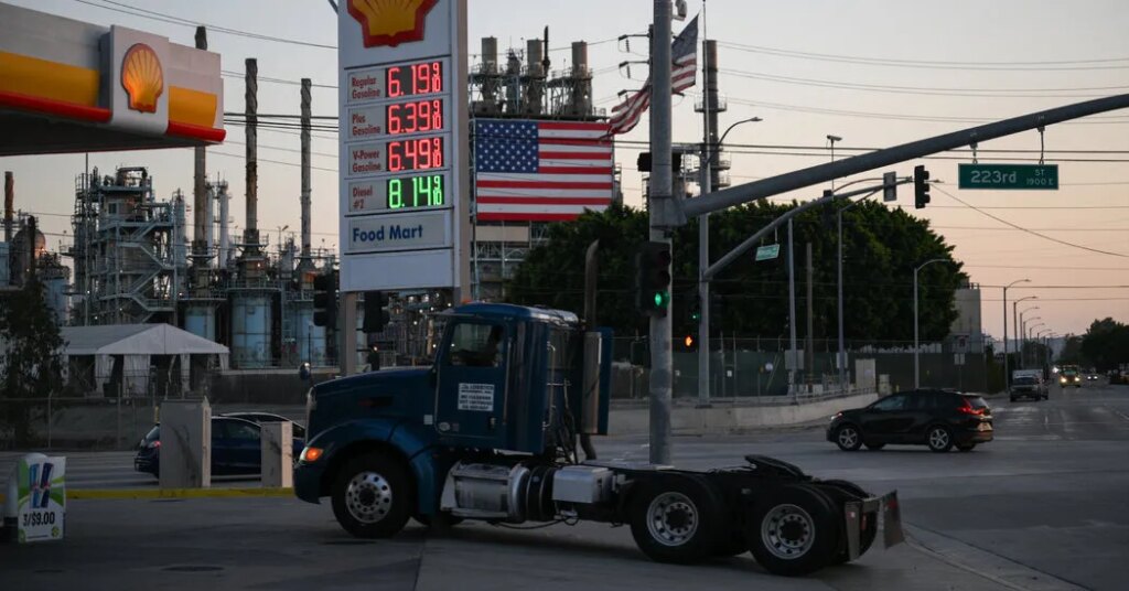 Gas Costs a Third More Than a Year Ago