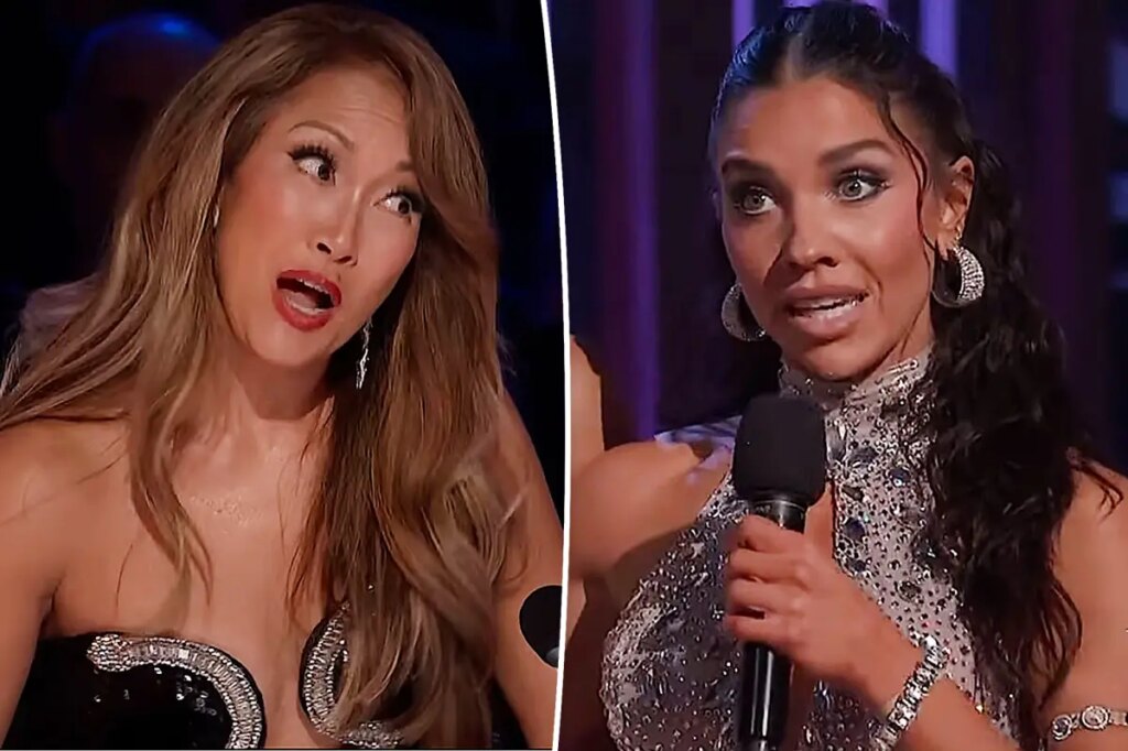 ‘DWTS’ judge Carrie Ann Inaba criticizes pro Jenna Johnson in tense exchange during live show