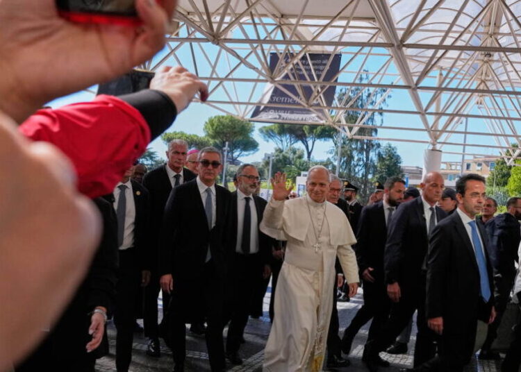 Pope Leo is eating and recovering after cancer surgery, his doctors say