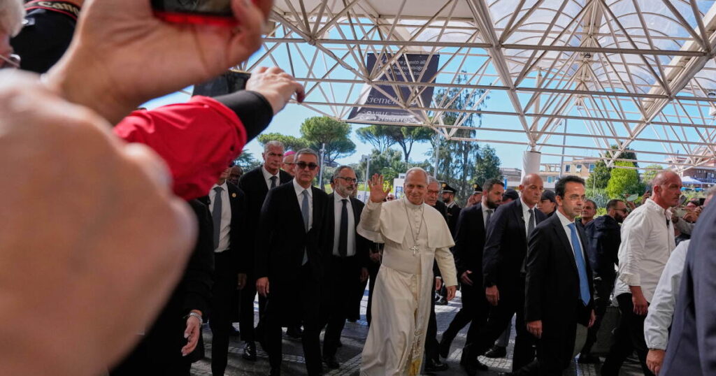 Pope Leo is eating and recovering after cancer surgery, his doctors say