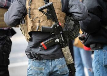 A little girl’s pajama party got invaded by armed vigilantes in Trump’s mail-in voting war