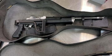 Gun-toting suspect hid rifle in a guitar case, police in Northern California say