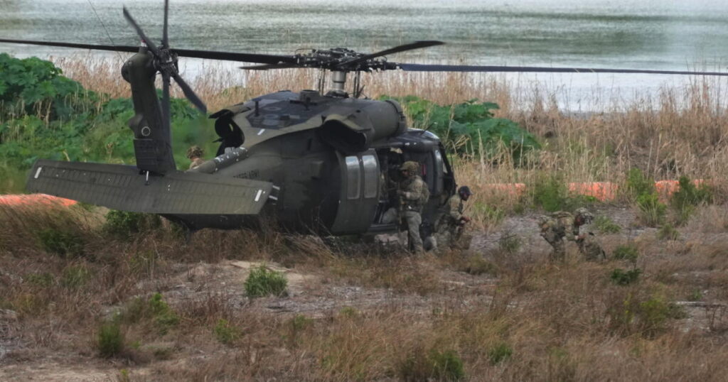 After surging troops to the border, U.S. military showcases a quieter Rio Grande