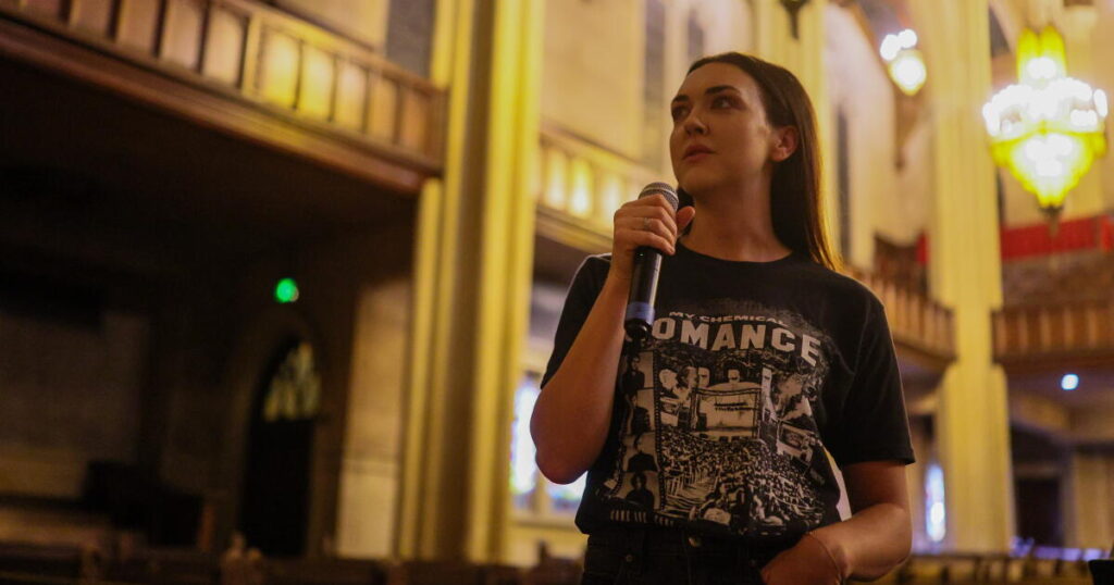 Inside the candlelit L.A. church where emo lovers analyze My Chemical Romance lyrics