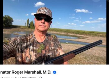 Sen. Roger Marshall requested $4.2 million to help more water flow into a wildlife refuge but did not mention it could also benefit his ranch