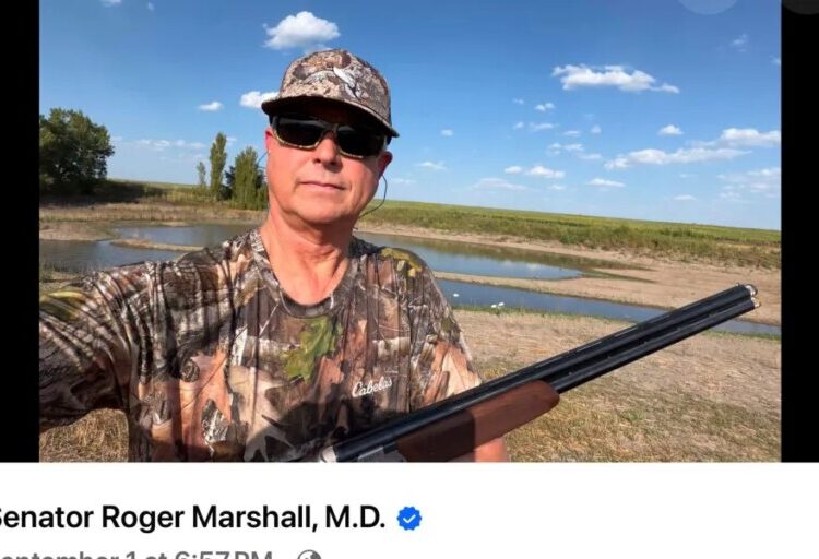 Sen. Roger Marshall requested $4.2 million to help more water flow into a wildlife refuge but did not mention it could also benefit his ranch