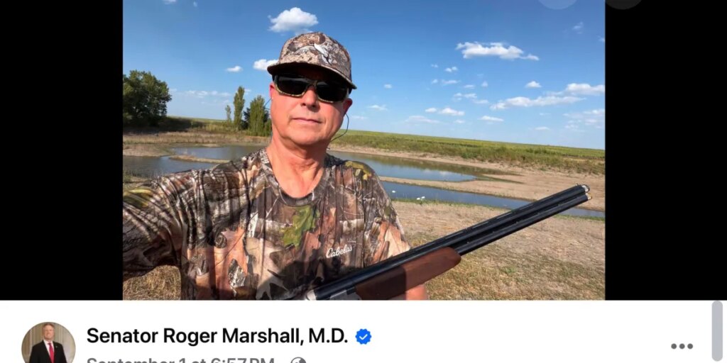 Sen. Roger Marshall requested $4.2 million to help more water flow into a wildlife refuge but did not mention it could also benefit his ranch