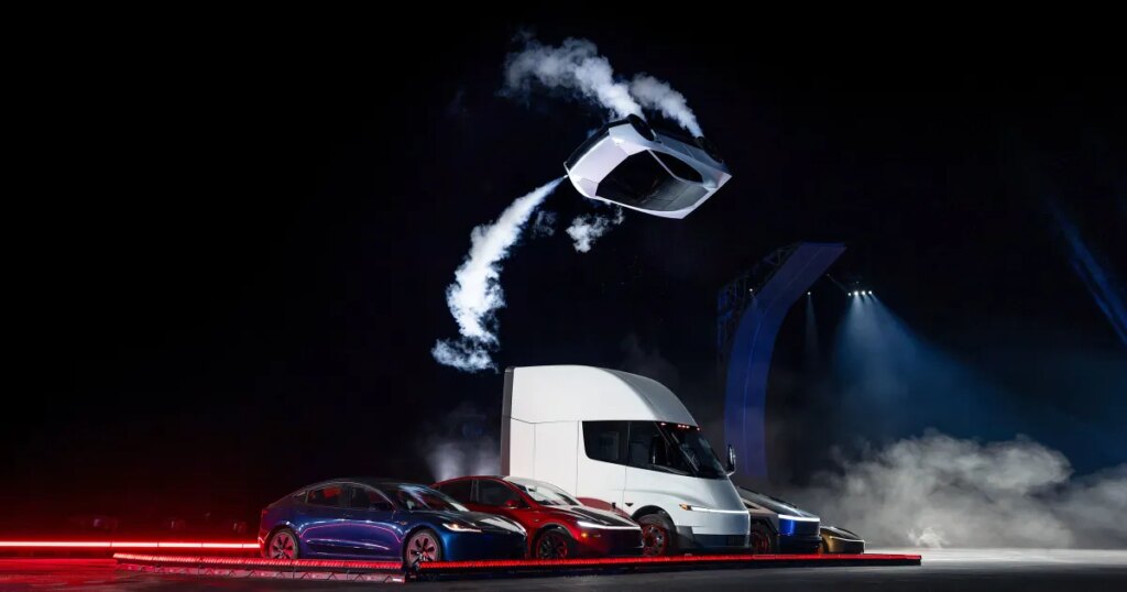 Tesla’s New Flying Death Trap Looks a Lot Like a Cybertruck