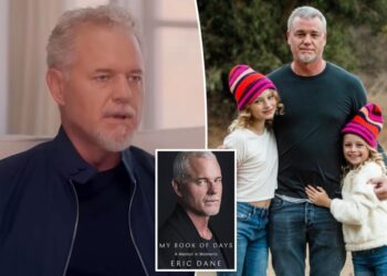 Eric Dane describes terrifying moment daughter saved him from drowning amid ALS battle in posthumous memoir