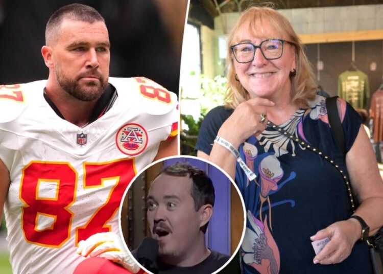 Donna Kelce has surprising reaction to son Travis’ offensive tweets resurfacing after Shane Gillis drama