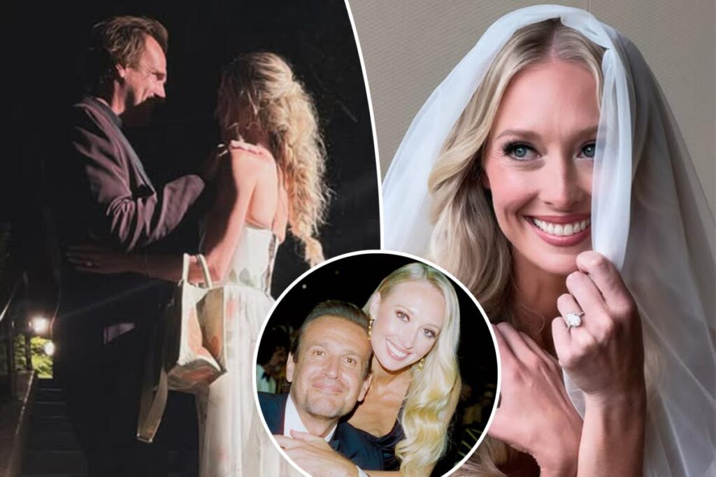 Jason Segel marries girlfriend Kayla Radomski: See the stunning wedding photos