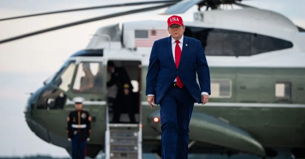 Trump Swings Through Deep-Red States Seeking To Reverse Lagging G.O.P. Enthusiasm