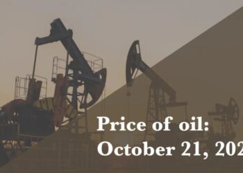 Current price of oil as of October 21, 2026