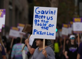 ‘Give us a raise or let us save money’: California state workers go on strike over pay, healthcare, and Gavin Newsom’s return-to-work mandate