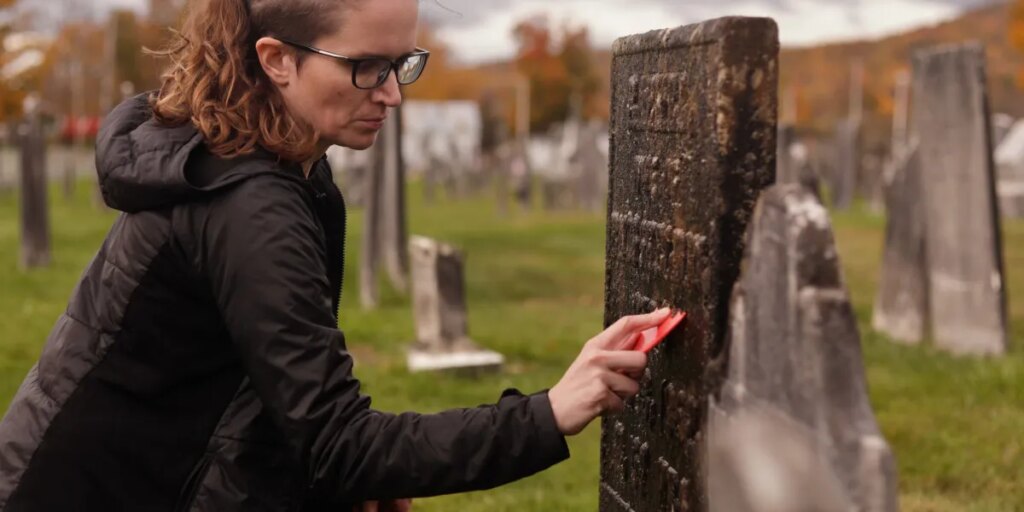 ‘It’s like journalism, but for dead people’: Meet the Vermont woman who turned a pandemic gravestone-cleaning hobby into a social media feed