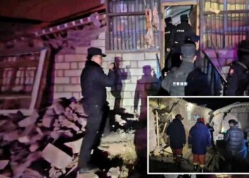Powerful earthquake in China collapses hundreds of homes, kills at least 16 people