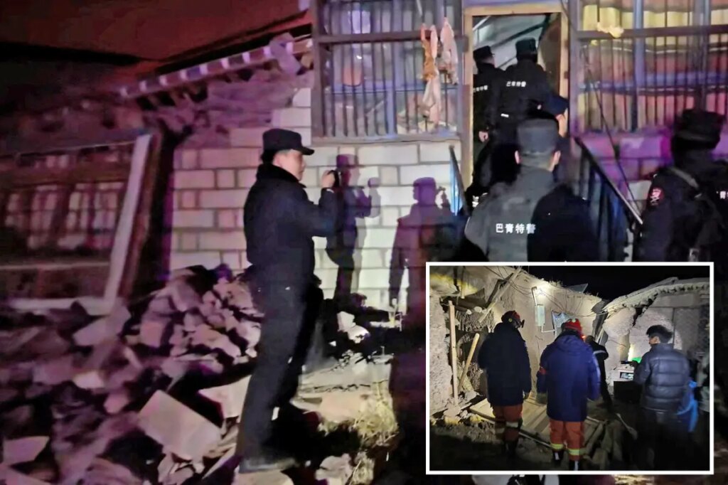 Powerful earthquake in China collapses hundreds of homes, kills at least 16 people
