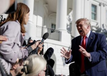 ‘You don’t know anything!’ Defensive Trump snaps at reporter over ad with ‘lucid’ mother