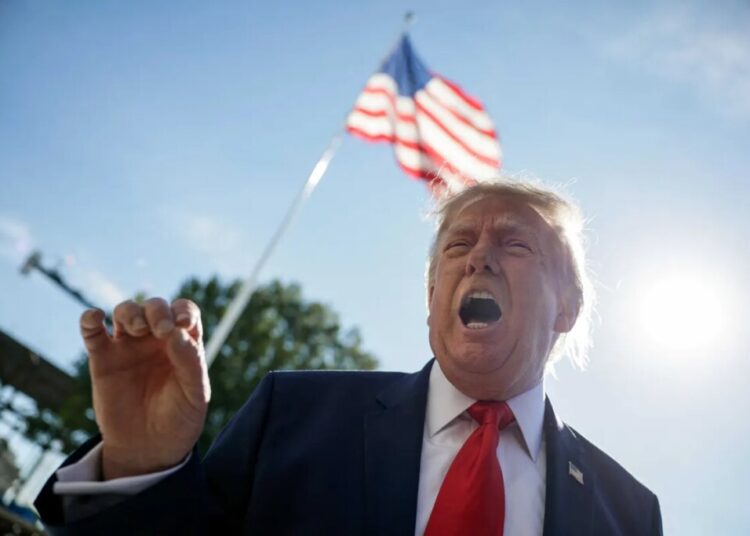 ‘Quiet!’ Trump melts down at ‘horrible little reporter’ over sexual abuse claims