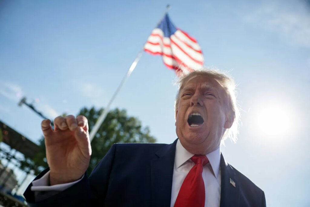 ‘Quiet!’ Trump melts down at ‘horrible little reporter’ over sexual abuse claims