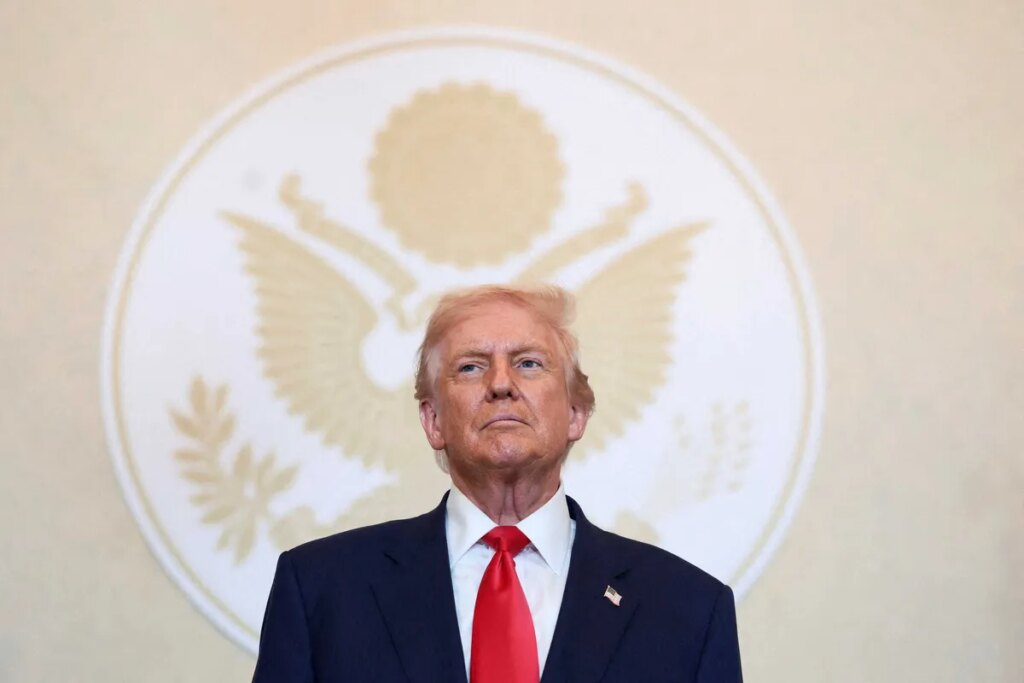 Leaked emails expose far-right party’s decade-long courtship of Trump: report