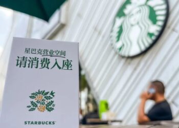 Starbucks China tells customers to buy something before they sit down, as it invests $45 million in the store experience
