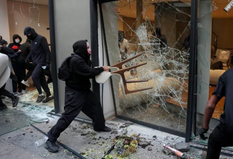 Looters hit 3,000 French businesses. Within hours, the haul was trending on Vinted under the riot’s date