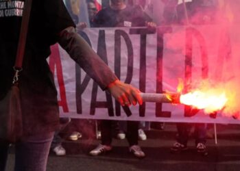 It’s not just France — Protesters are marching across Europe as part of the newly formed ‘Oct. 17 Movement’