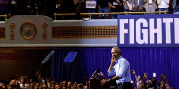 Crowd erupts as Obama rips Pete Hegseth’s ‘manly’ charade: ‘You know he’s working his hair