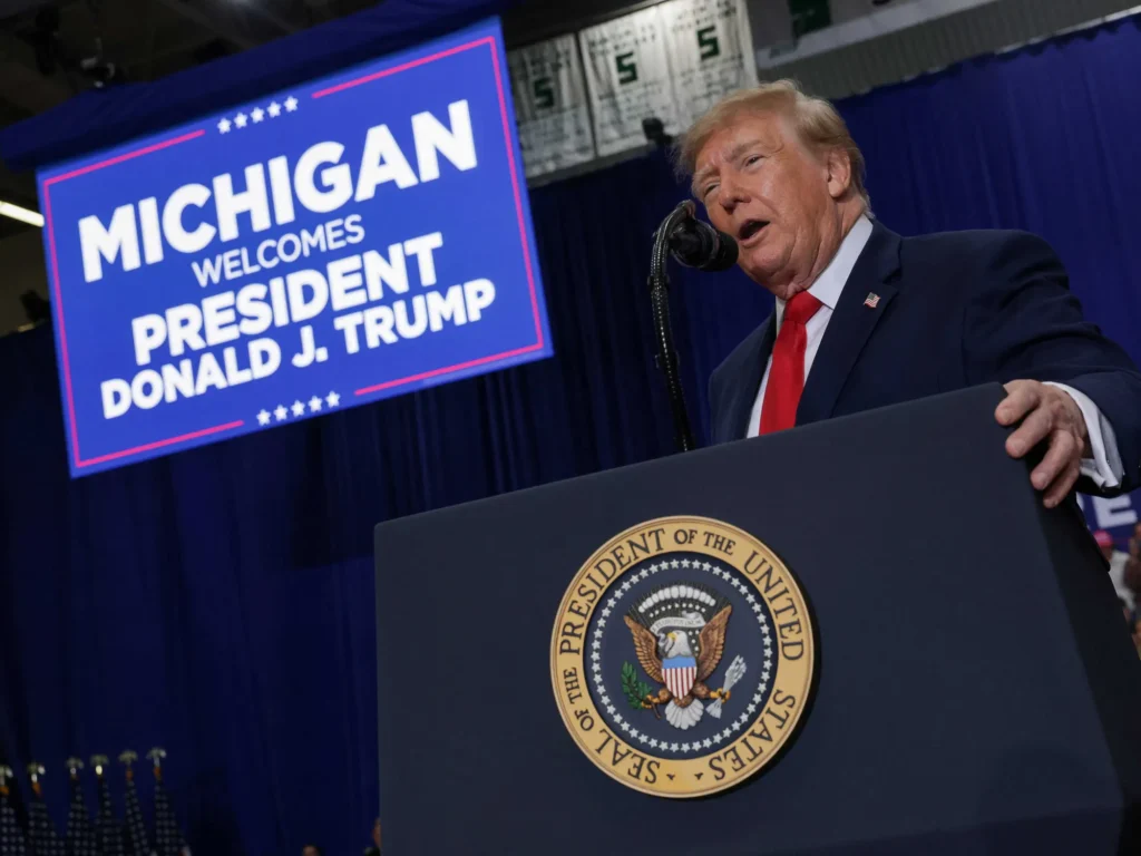 Fury after Trump hurls insults at progressive during rally speech: ‘Pure racism’