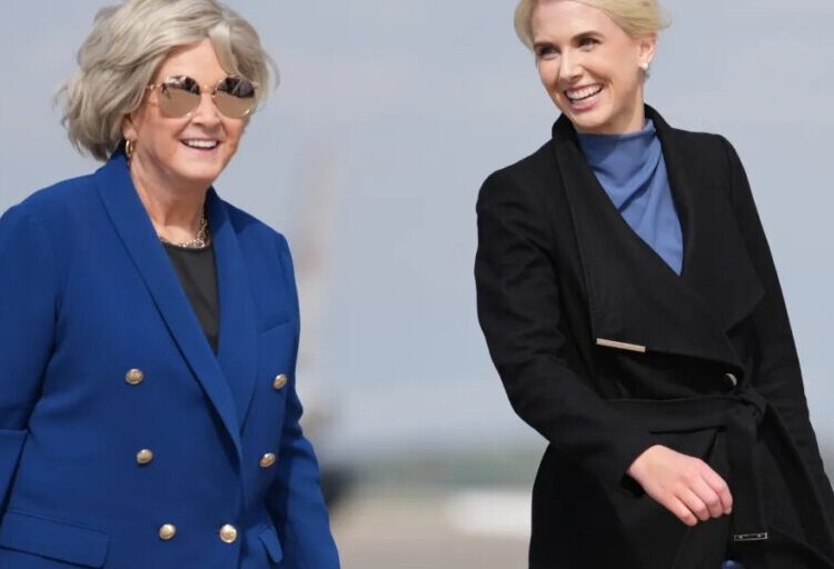 Air Force One passengers reveal Trump’s inner circle and who is ‘whispering in his ear and talking softly in private quarters’