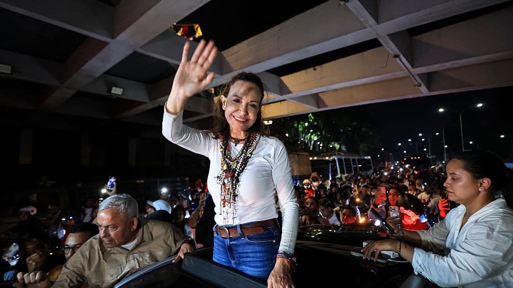Exiled Opposition Leader María Corina Machado Returns to Venezuela