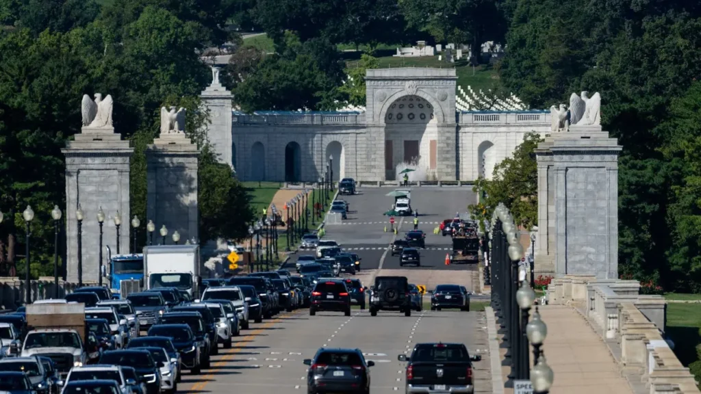 Towering shadow from Trump’s arch to plunge graves of America’s veterans into darkness