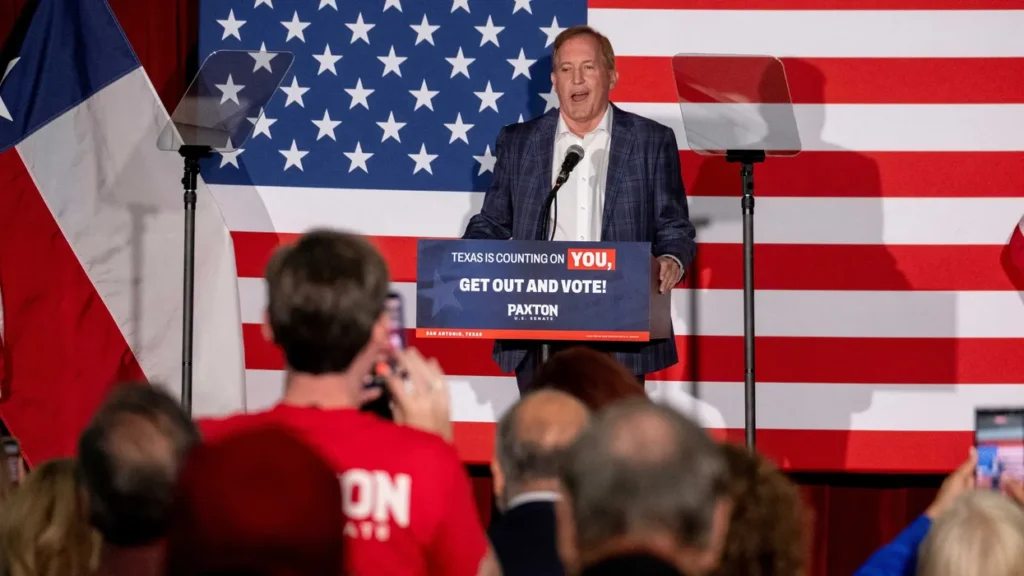 ‘Not quite’: Ken Paxton mercilessly mocked over embarrassing blunder at Trump rally