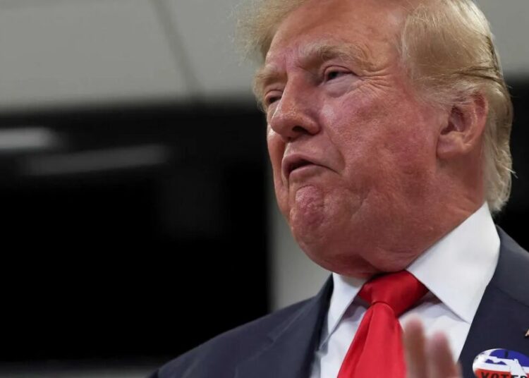 Epstein jab set off Trump’s volcanic tirade as Natalie Harp scrambled to keep up: report