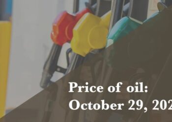 Current price of oil as of October 29, 2026