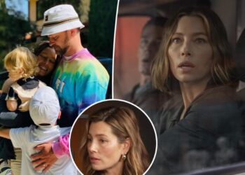 Jessica Biel insists she and Justin Timberlake won’t let son become a nepo baby — despite his role in her new movie