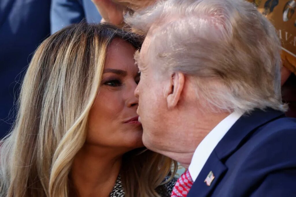 Melania stole glory from one of the world’s most selfless humans