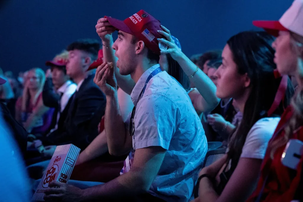 ‘I’m a huge supporter but that’s bull’: Trump confronted by his own fans over income claim