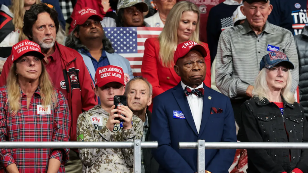 Ex-Trump aide blames ‘protesters and sparsely attended crowds’ for rally cancellations